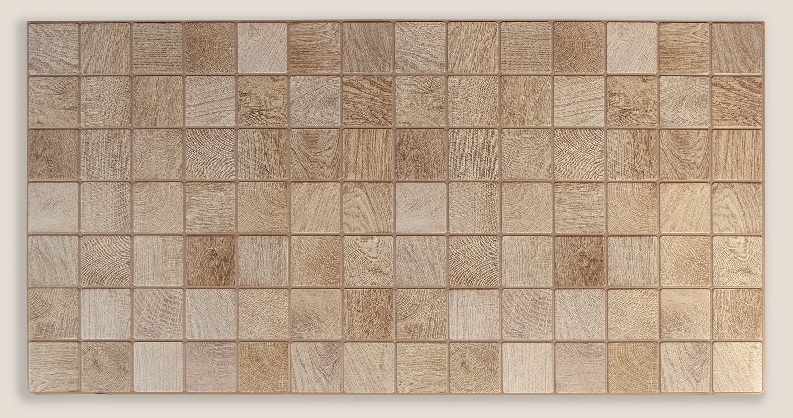 Grace Baltic Paneles de pared de PVC 3D Decorativo Azulejos Revestimiento (20, Madera Blanqueada)