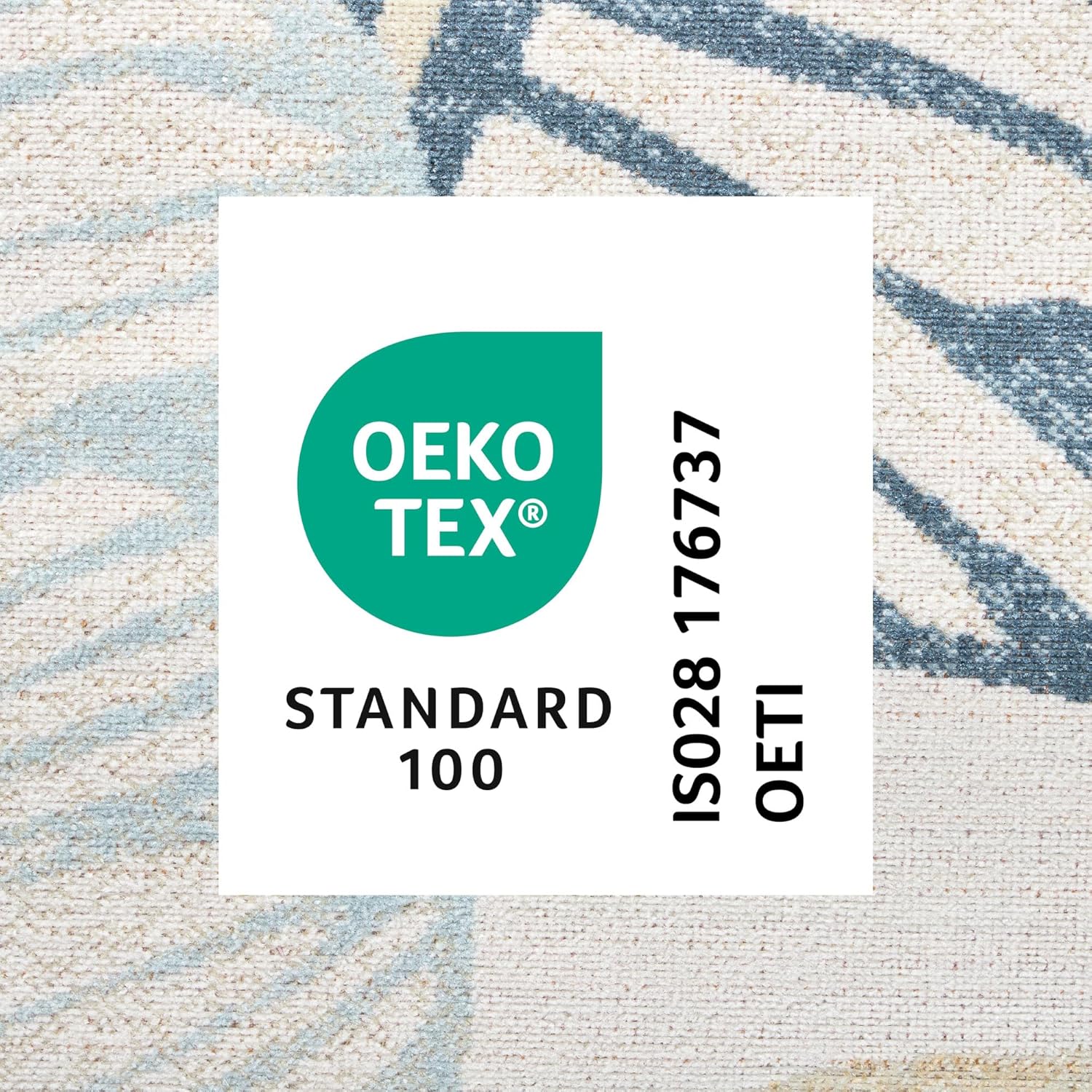 Tommy Bahama Cay Palm Fronds Indoor Outdoor Area Rug, Leaf Coastal Design, UV Fade Resistant, Ivory, 3'11"x5'2"