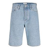 JACK & JONES JJIALEX Jjoriginal Shorts- Baggy Fit – Blu Nero S M L XL XXL Cotone