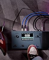 Vista 2 de FLAMMA FX200 Multi Effects - Procesador de guitarra con pantalla táctil LCD de 5 pulgadas, puerto MIDI programable, extensos módulos de soporte