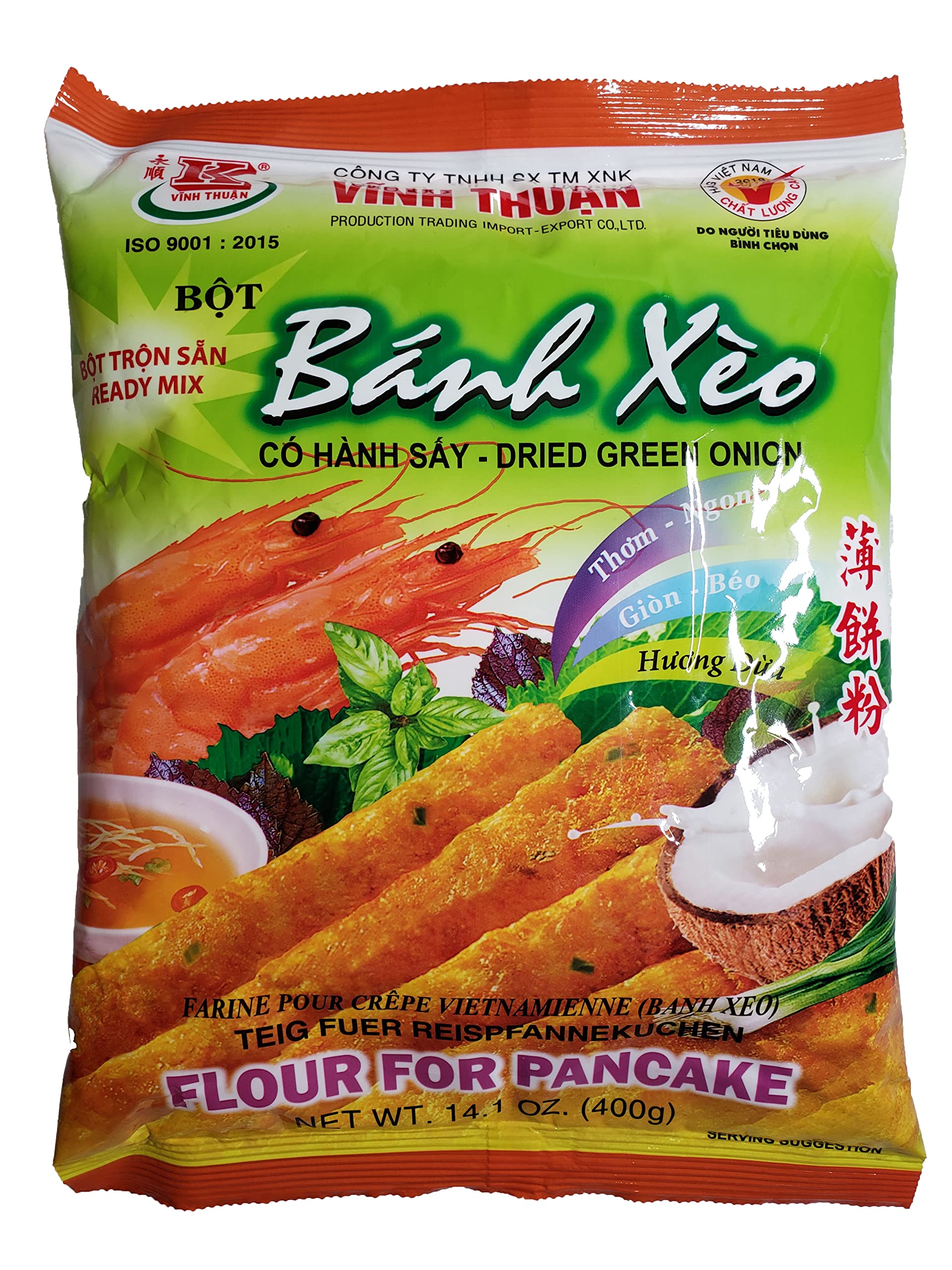 Amazon.com : Vinh Thuan Vietnamese Pancake Prepared Flour Mix Banh