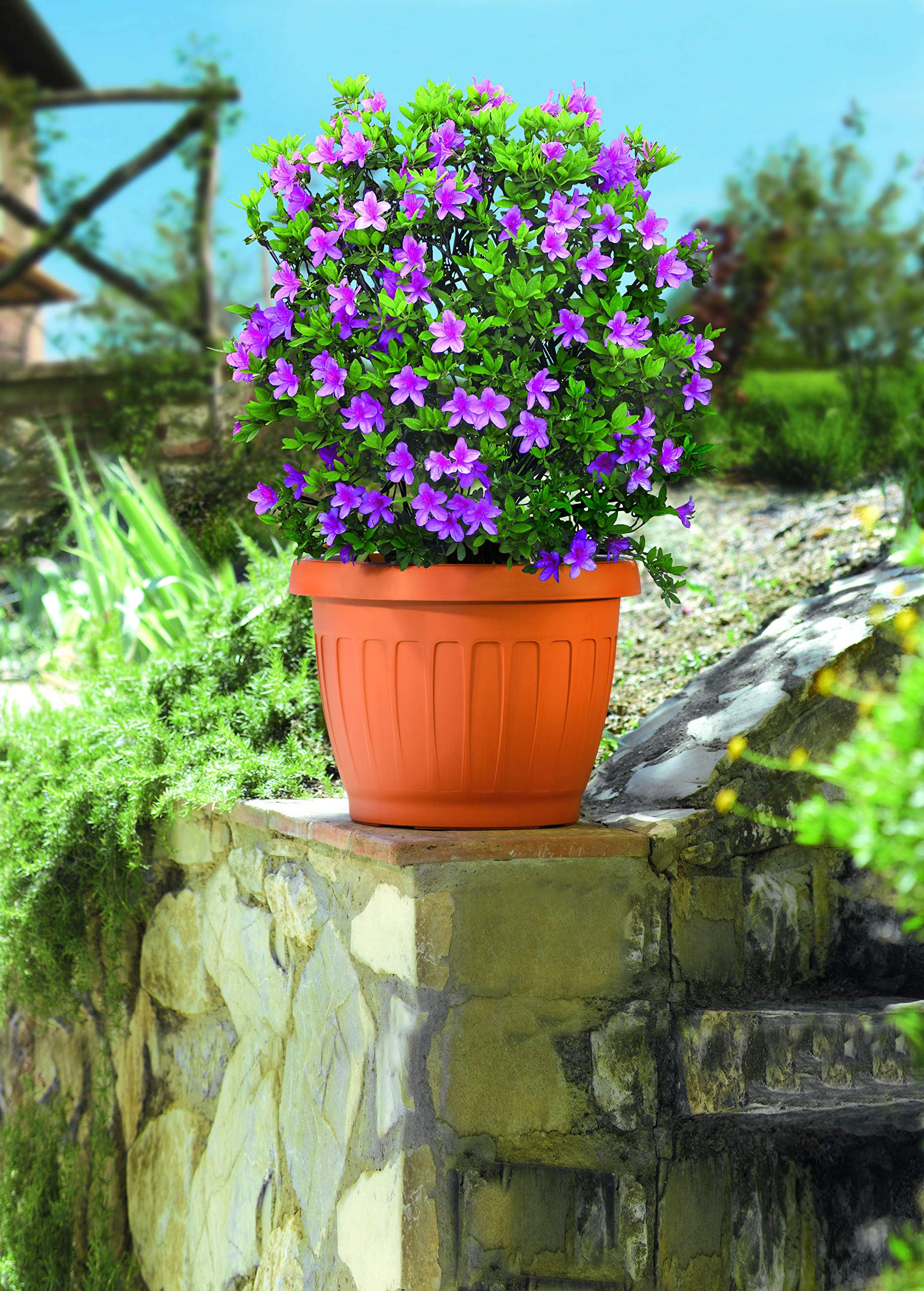 Bama - Pot Rond Couleur Terre 70 cm