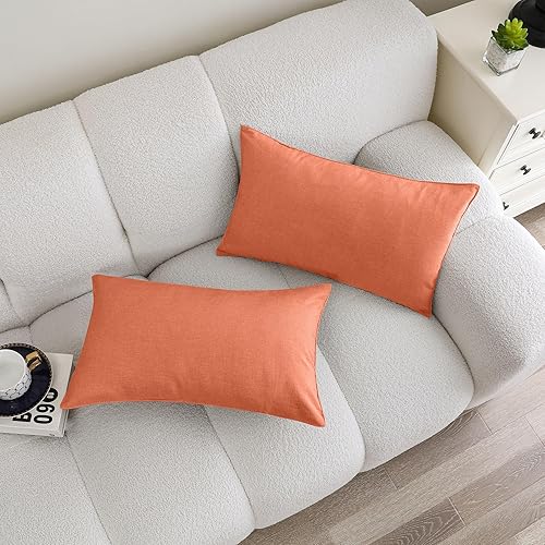 Vista 119 de NiNi ALL - Juego de 2 fundas de almohada impermeables para exteriores, decorativas, para casa de campo, jardín, patio, tienda de campaña, sofá