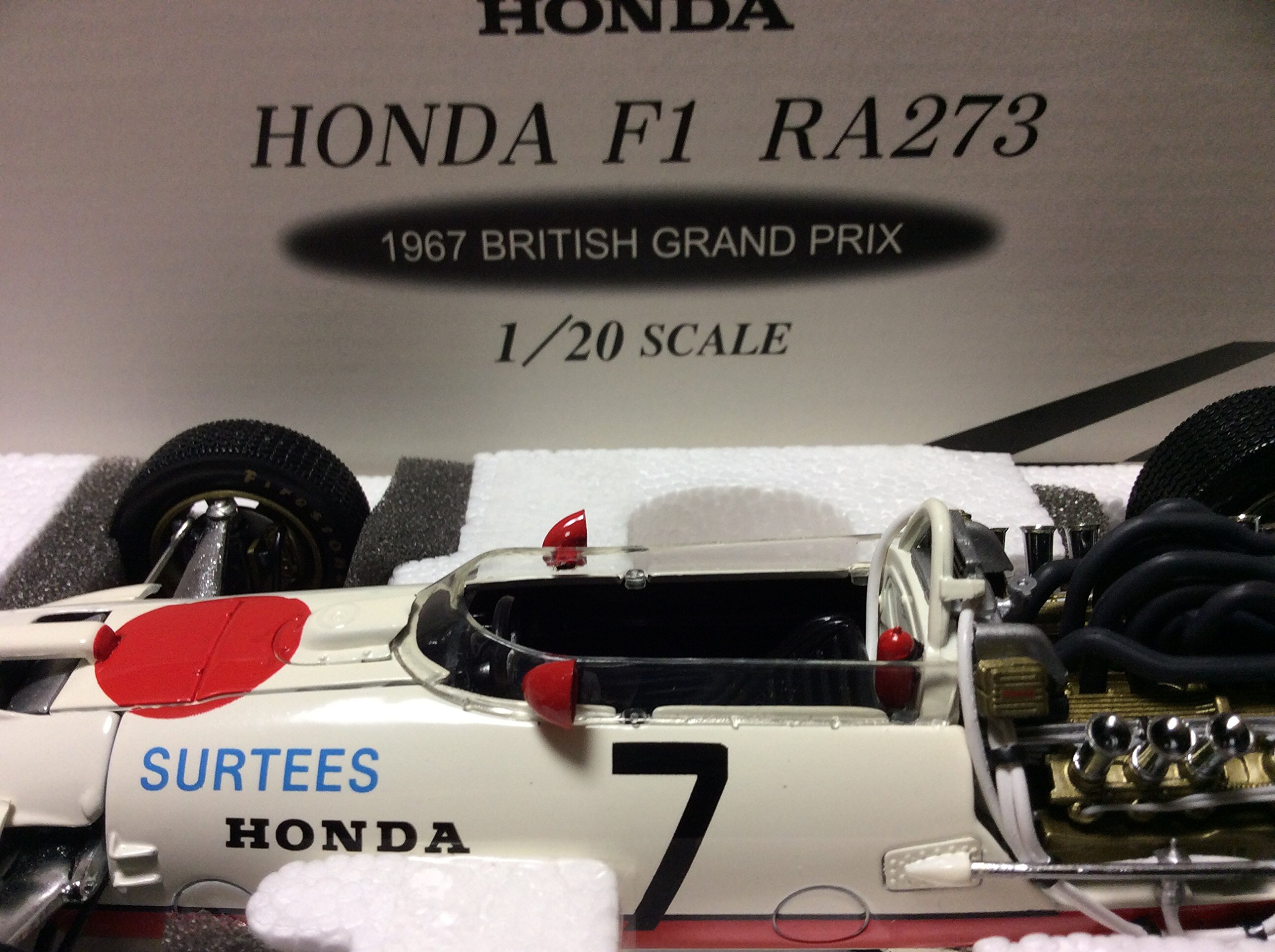 【希少・美品】エブロ 1/20 ホンダ RA273 F1 1967 イギリスGP Amazon | エブロ 1/20 ホンダ RA273 #18 完成品 | ミニカー・ダイ