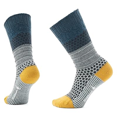 Smartwool Everyday Popcorn Cable Crew Socks Knee High Socks Shoes Frosty Green