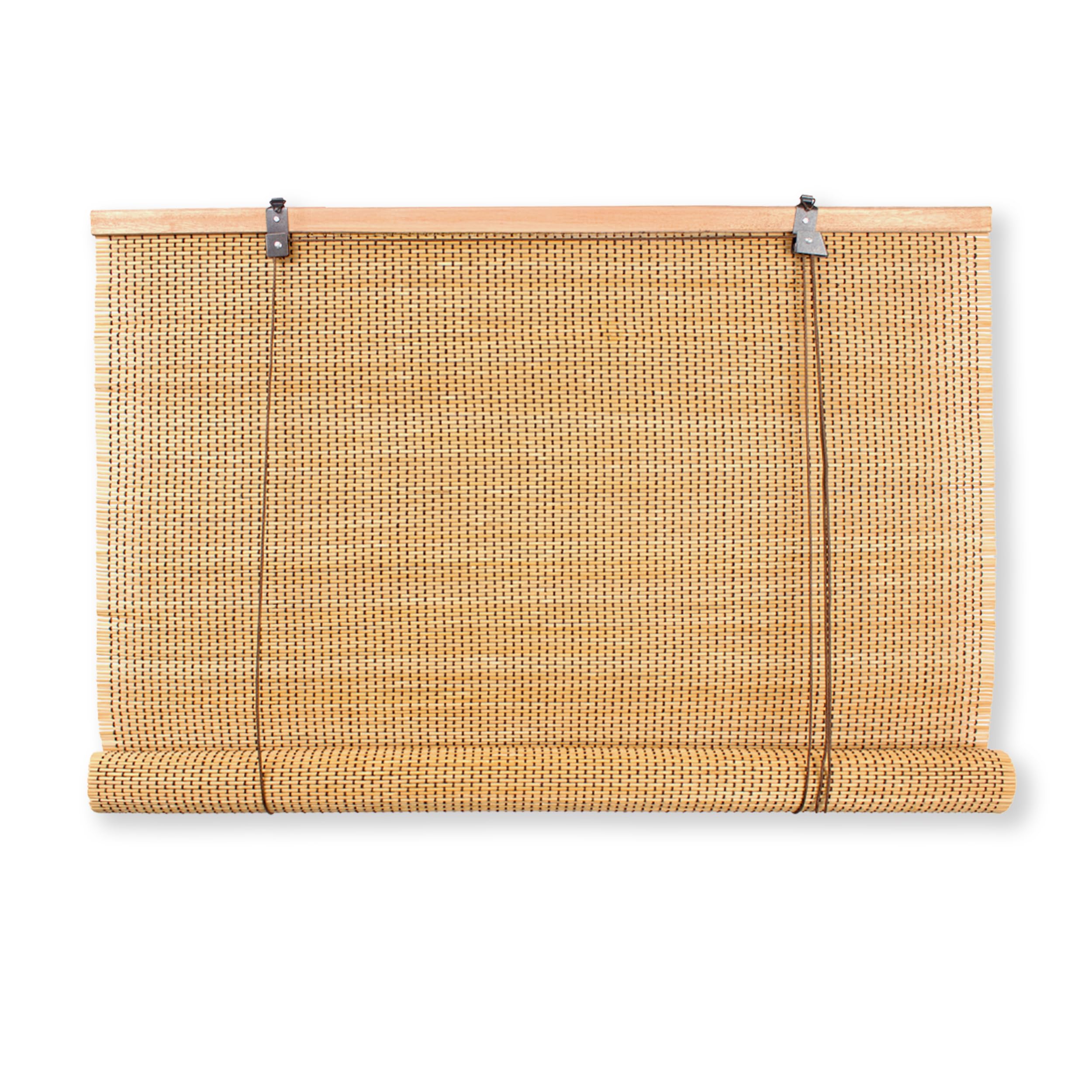 BESCH Persiana Enrollable de Bambú Natural 150x200 cm Estor Rústico Ajustable con Cuerda Cortina para Ventana Protección Luz Privacidad Fácil Instalación Interior Exterior
