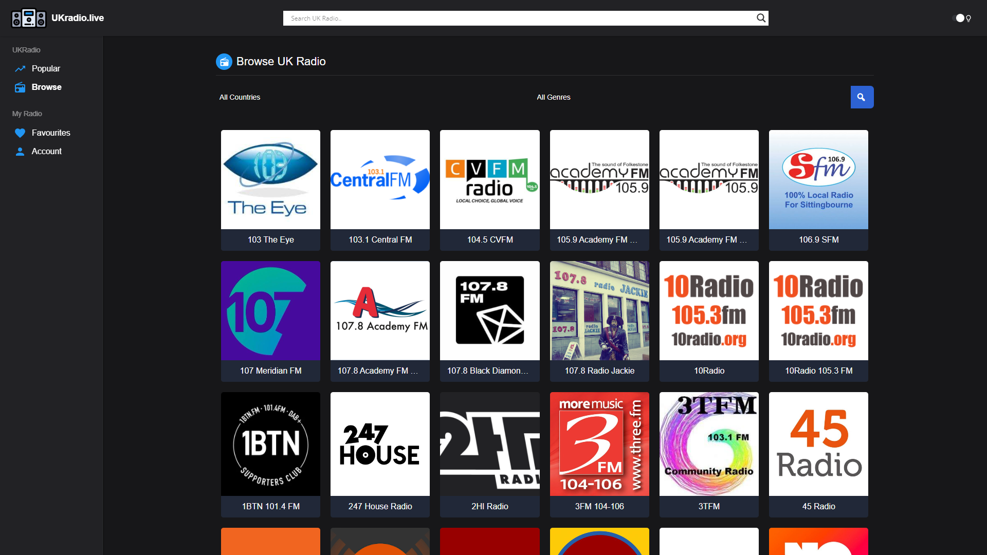 UK Radio radio player App on Amazon Appstore