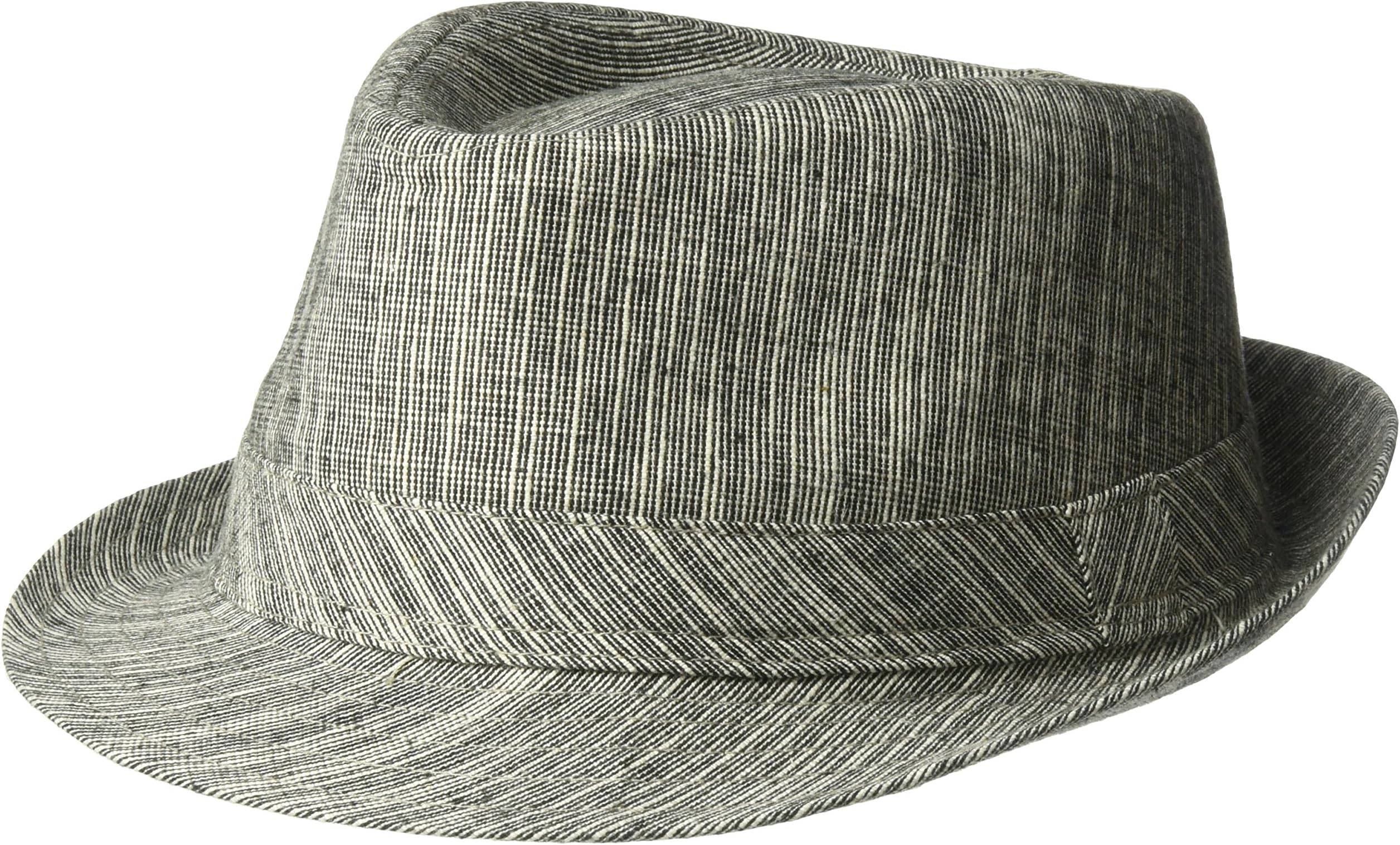 Mens Cotton/Linen Blend Fedora