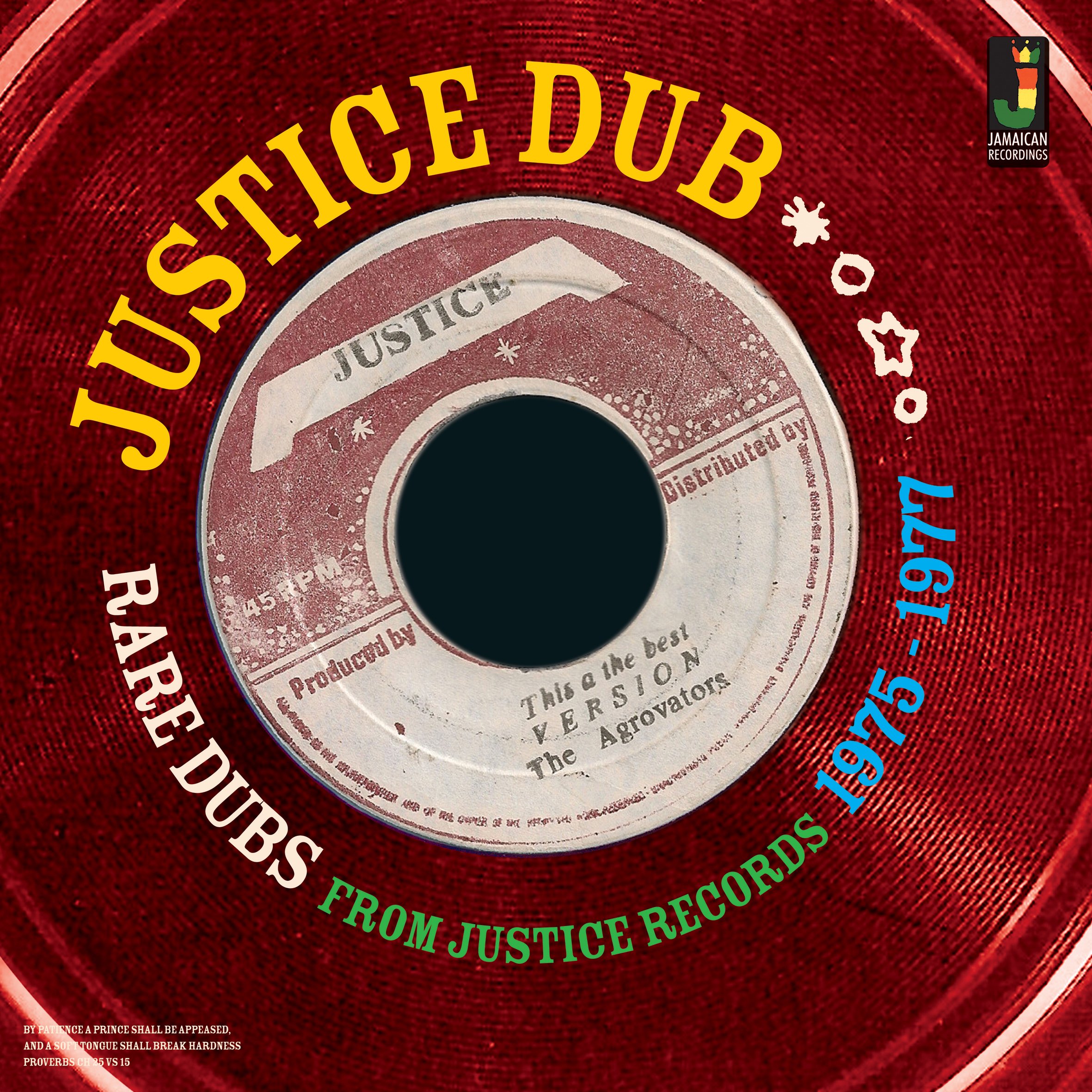 Various Artists Justice Dub: Rare Dubs From Justice Records 1975-77 LP vinyl