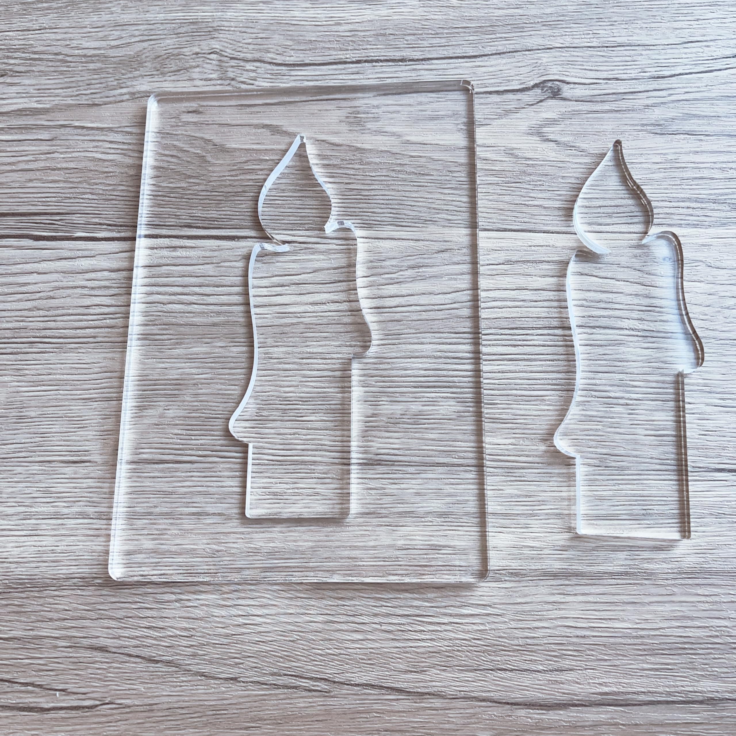 Matrice routeur lanterne de Noël : fini les coupes ratées sur bois avec ce gabarit acrylique 20,3cm