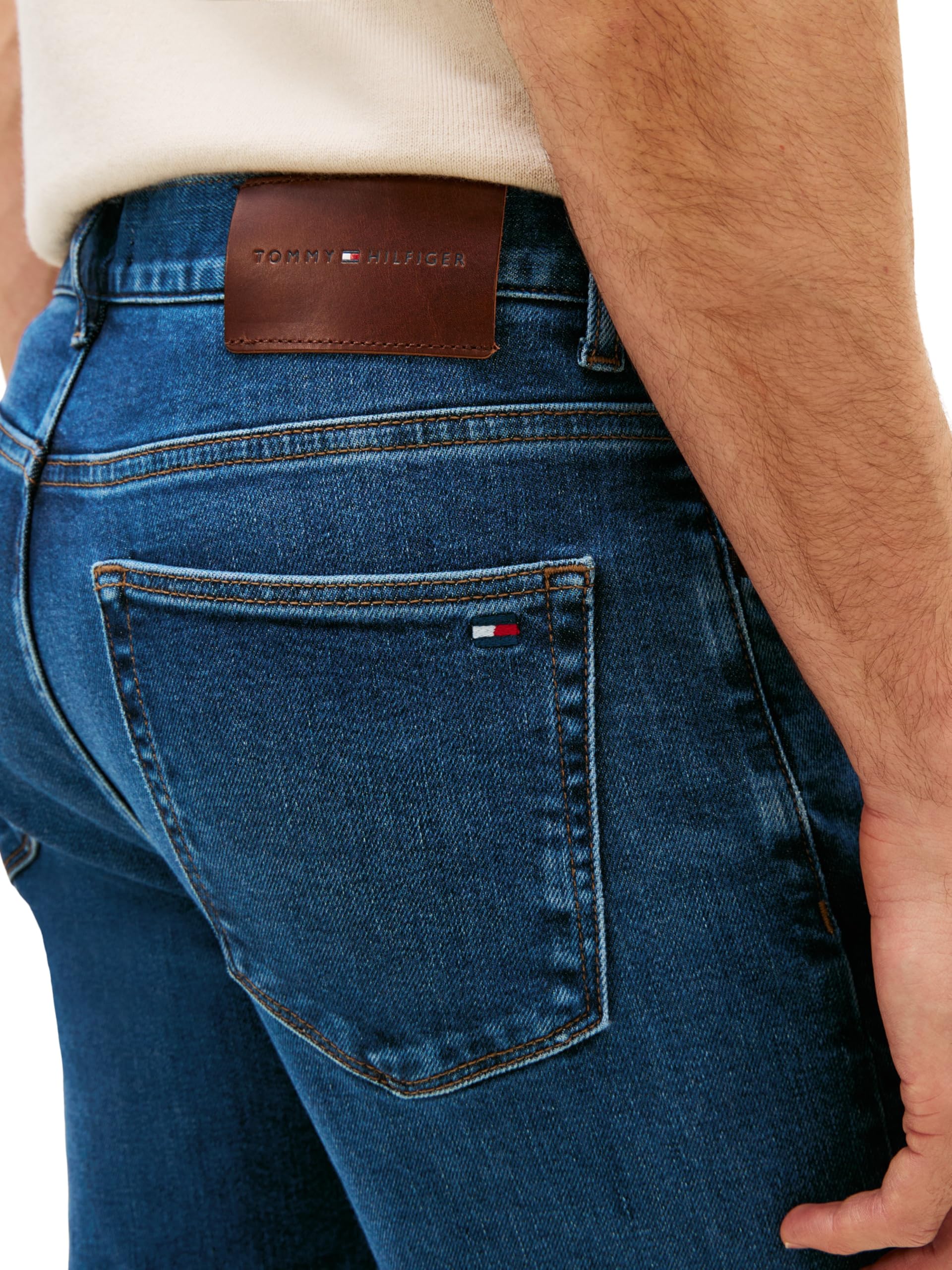 Tommy Hilfiger Herren Slim Slim Bleecker Moris Blue Mw0mw41905