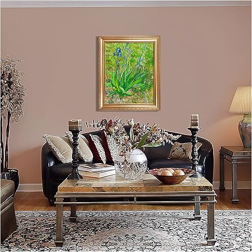 Miniatura 1456 de A&T ARTWORK The Starry Night de Vincent Van Gogh. Tamaño del marco: 36 x 30 pulgadas, tamaño de la imagen: 30 x 24 pulgadas, reproducciones clásicas