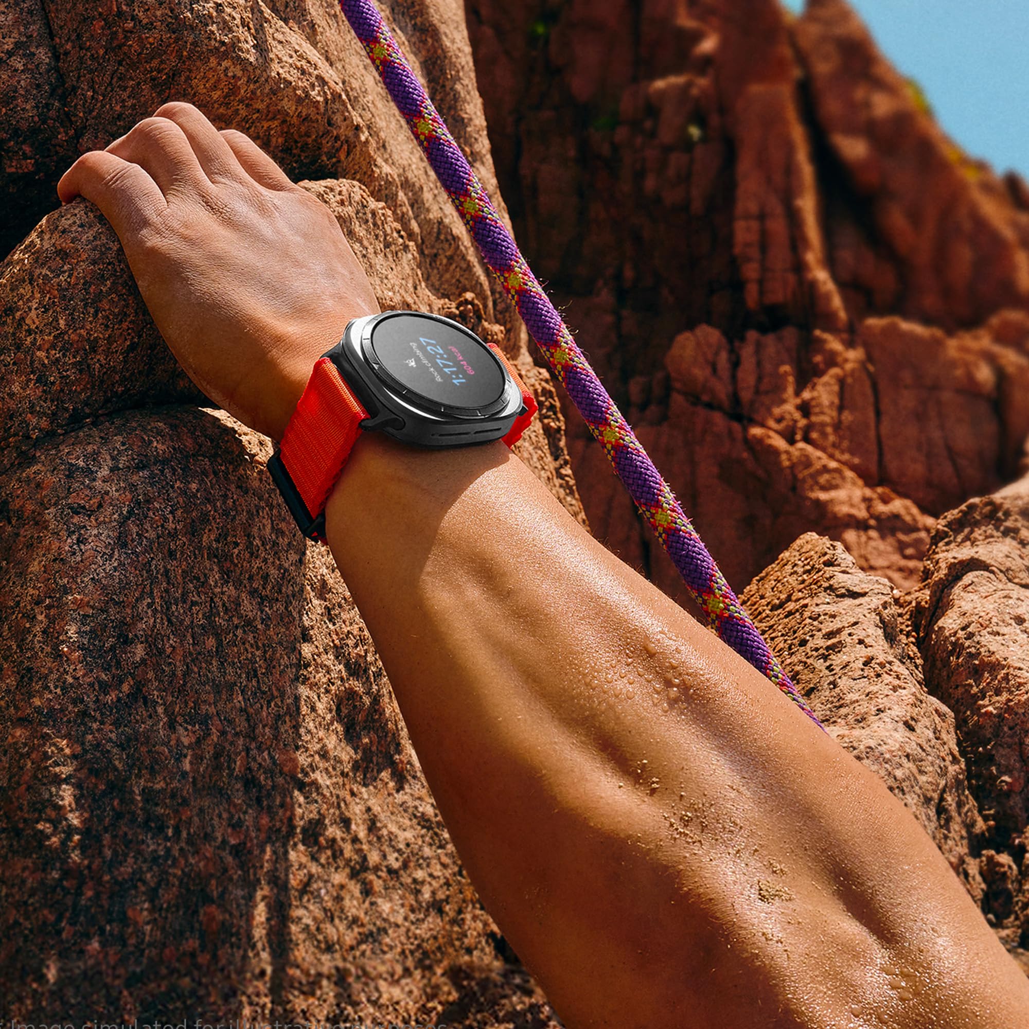 Samsung Galaxy Watch Ultra, Montre Connectée Intelligente, Suivi de Santé, Suivi Sportif, 47mm, 4G, Gris Titane, Galaxy AI, Chargeur Secteur Inclus (Version FR) [Exclusivité Amazon]