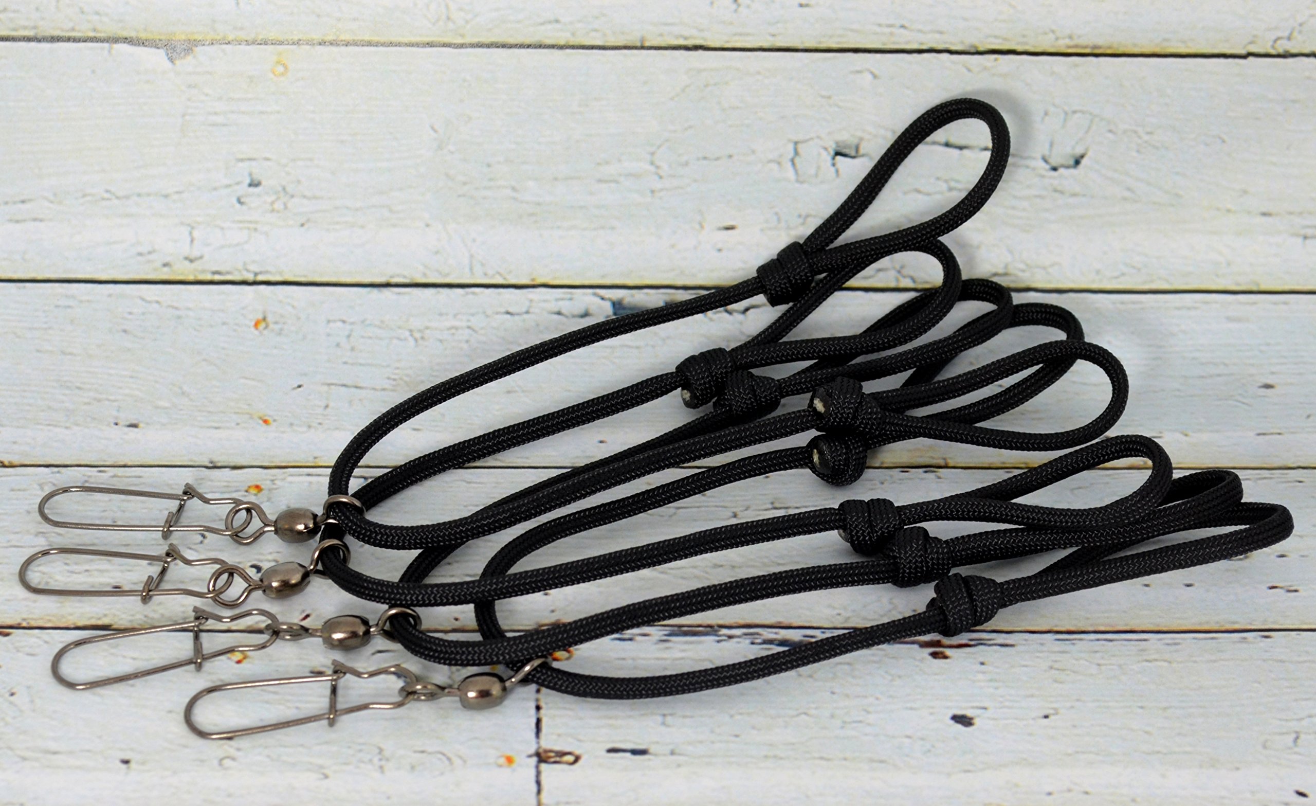 Hauler Add-on Call Twin Loops - Duck Goose Call Lanyard Add-on - Black - Made in USA -4/pack