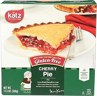 Katz Gluten Free Personal Size Cherry Pie. Free of Dairy, Soy, Tree Nuts, and Peanuts, Kosher 11.5 oz (1pk)