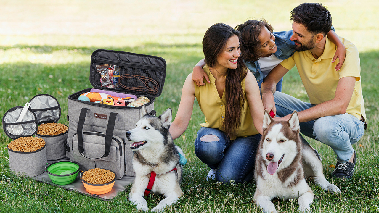 Modoker Dog Travel Organizer with 2 Collapsible Dog Bowls for Supplies & Accessories, Airline Approved Dog Tote Pet… - Image 7