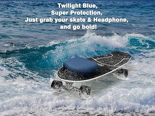 Vista 59 de Ginsco estuche portátil con bolsillo de almacenamiento para Sony MDR-XB950B1, XB650BT, Sennheiser HD202, Bose AE2w, Grado SR80.