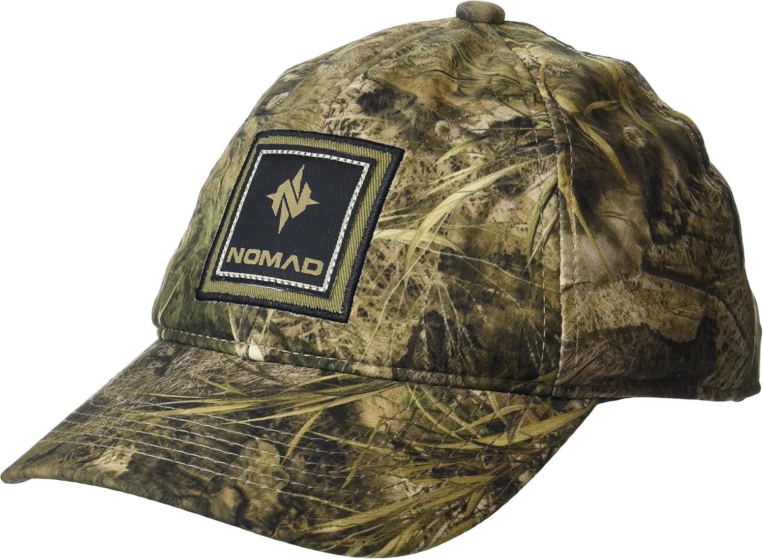 Nomad Men's Woven Patch Cap | Camo Hunting Cap W/Snap Back Closure