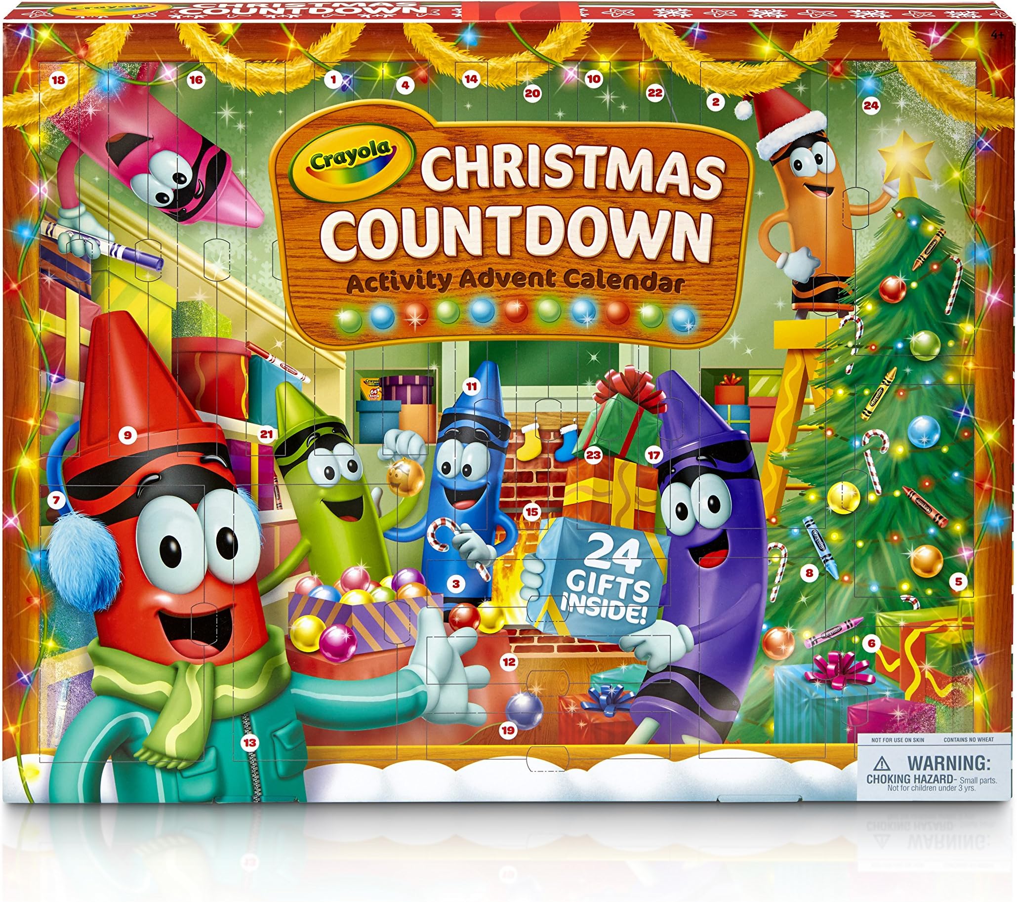 Crayola Christmas Countdown Activity Advent Calendar