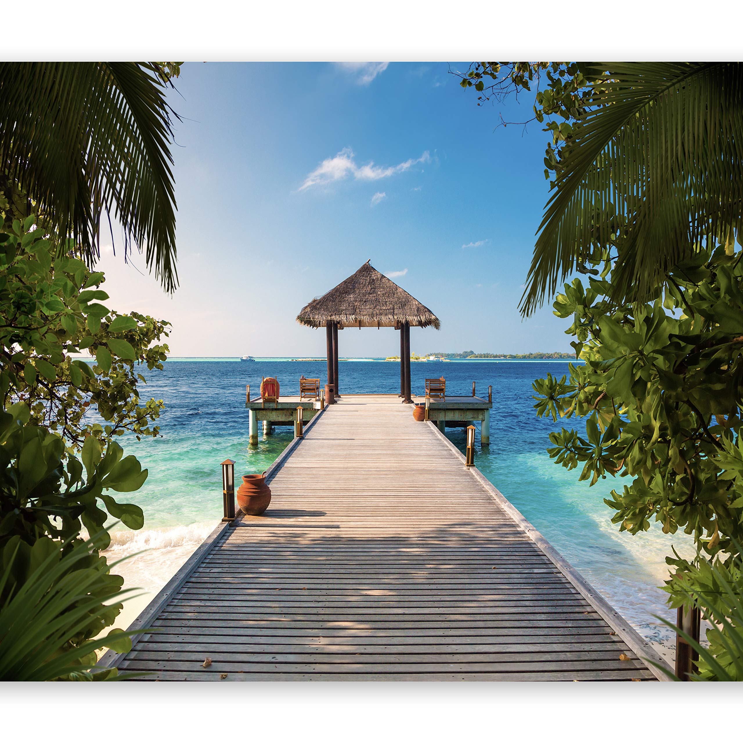 Wallpaper, Wall Mural Beach & Sea 150x105 cm / 59.1" x 41.3"