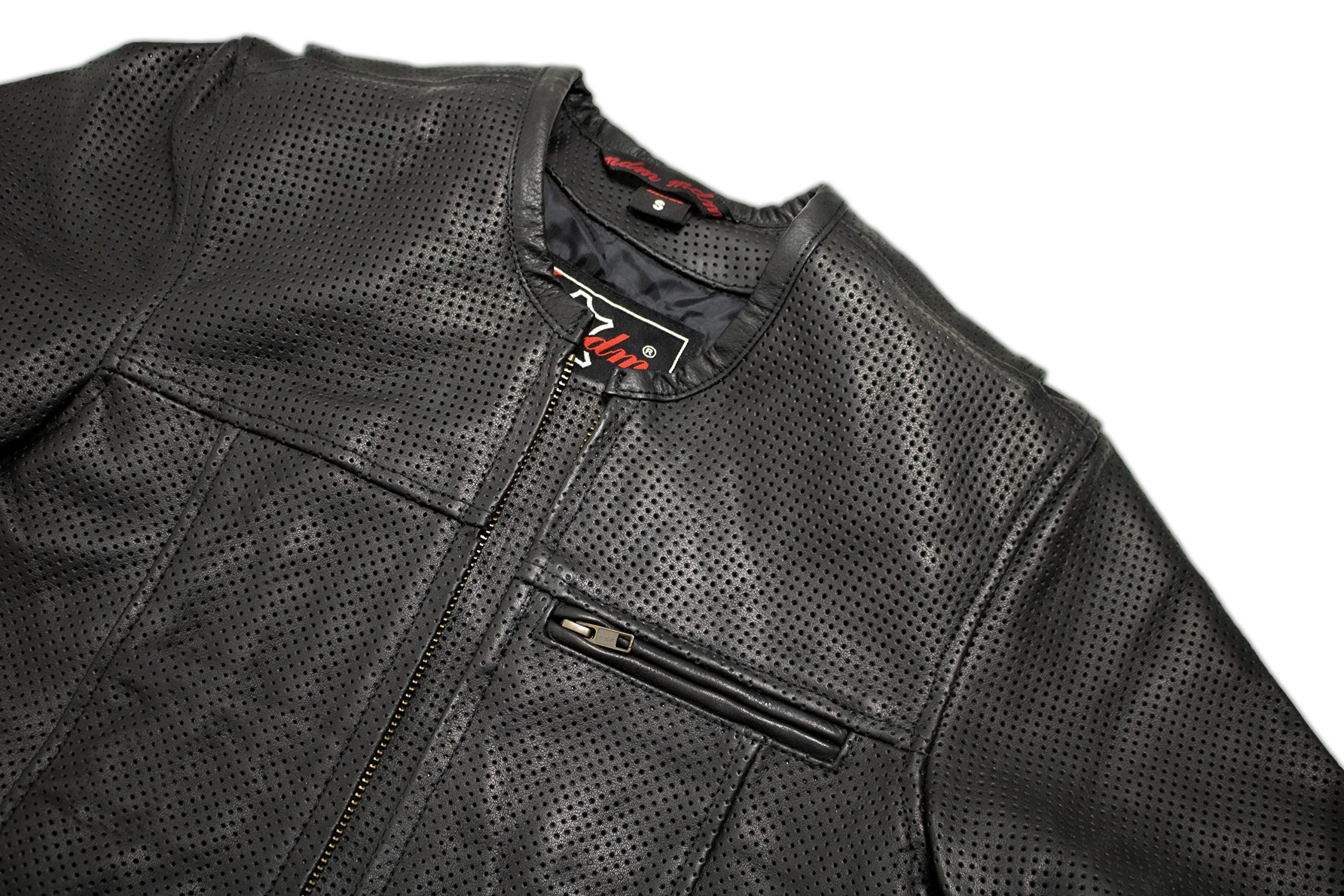 Herren Motorrad Biker Hemd/Kutte/Weste mit kurzen Ärmel