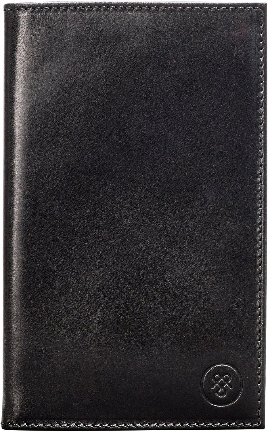 Maxwell Scott - Luxury Leather Golf Card Holder for Men Women - Made from Premium Full Grain Hides - The Sestino Black