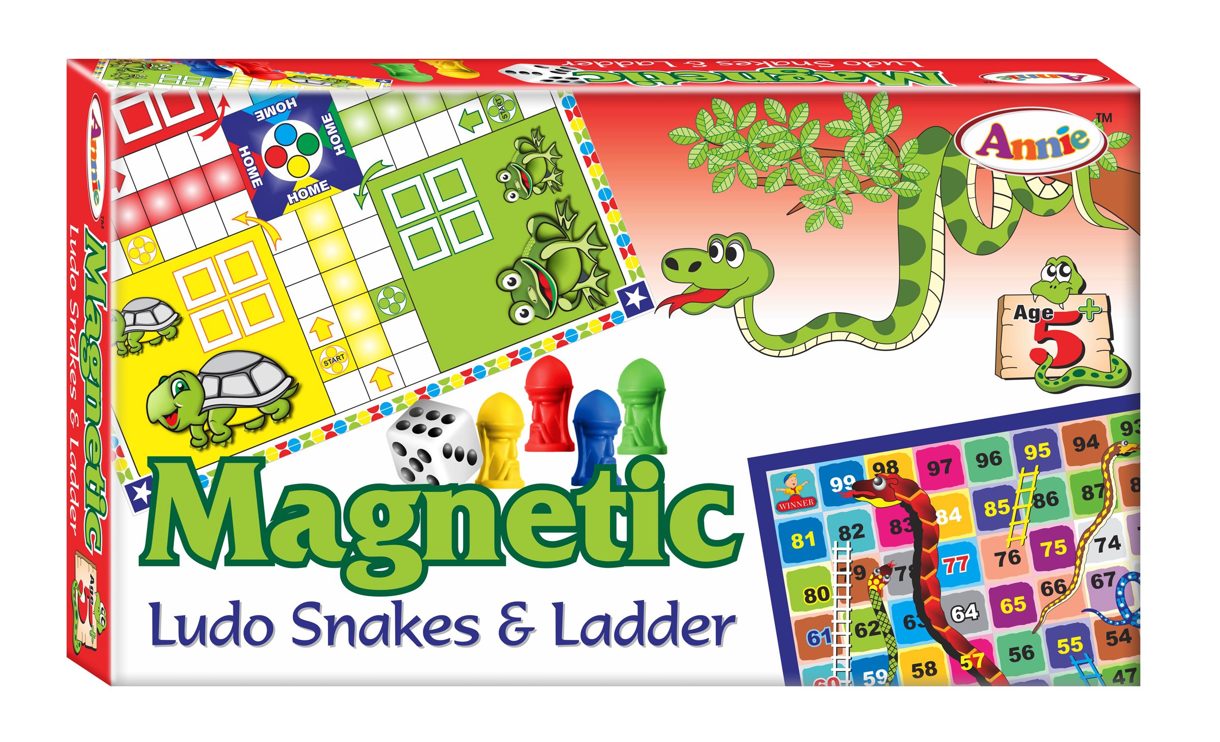 Annie Magnetic Ludo Snakes and Ladder, Multi Color, Kids (B00HY75JTO) Amazon Price History, Amazon Price Tracker