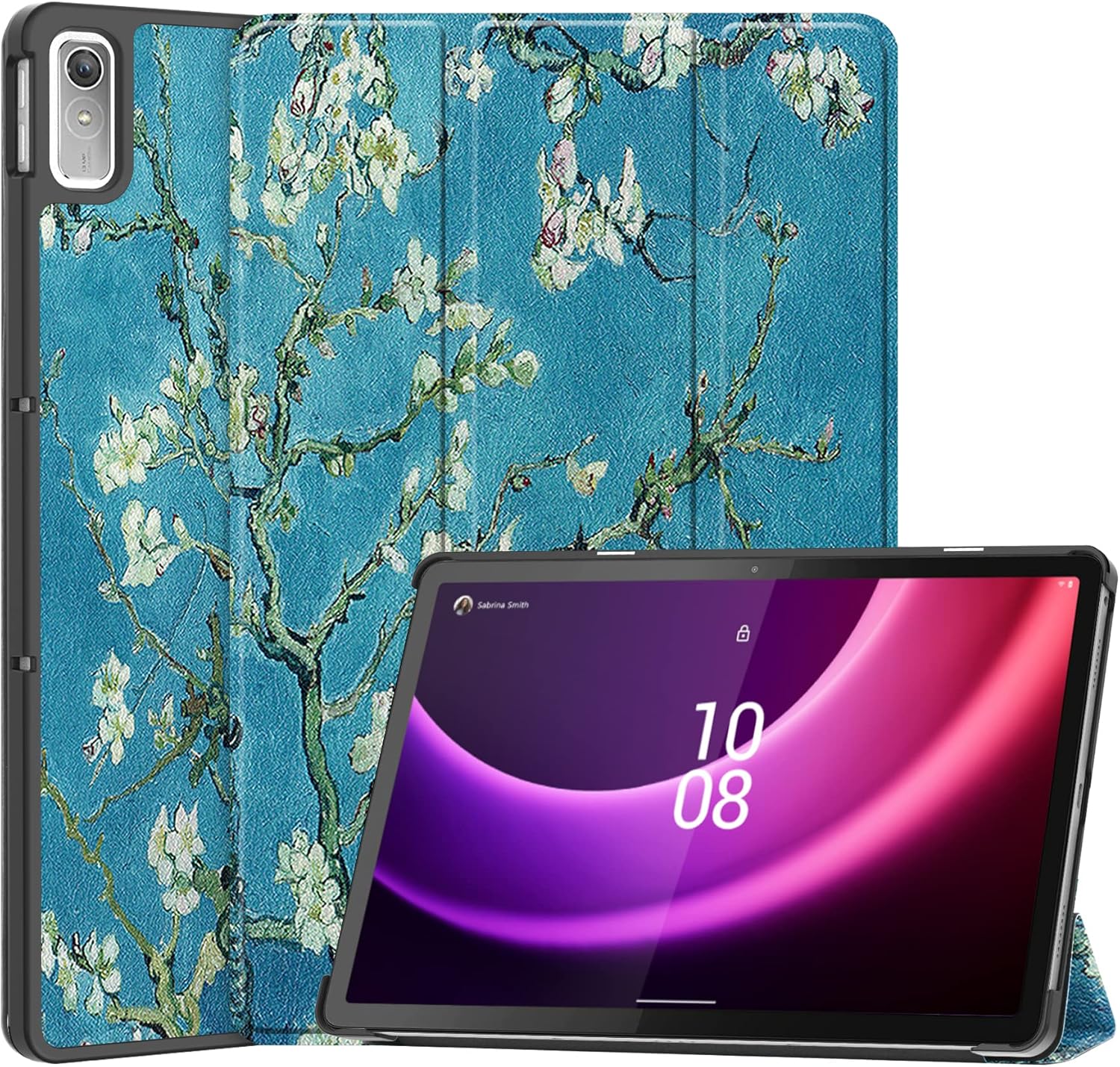 Vakarey pour Lenovo Idea Tab Pro Coque avec Portestylo,Ultra Mince Intelligent Housse Étui pour
