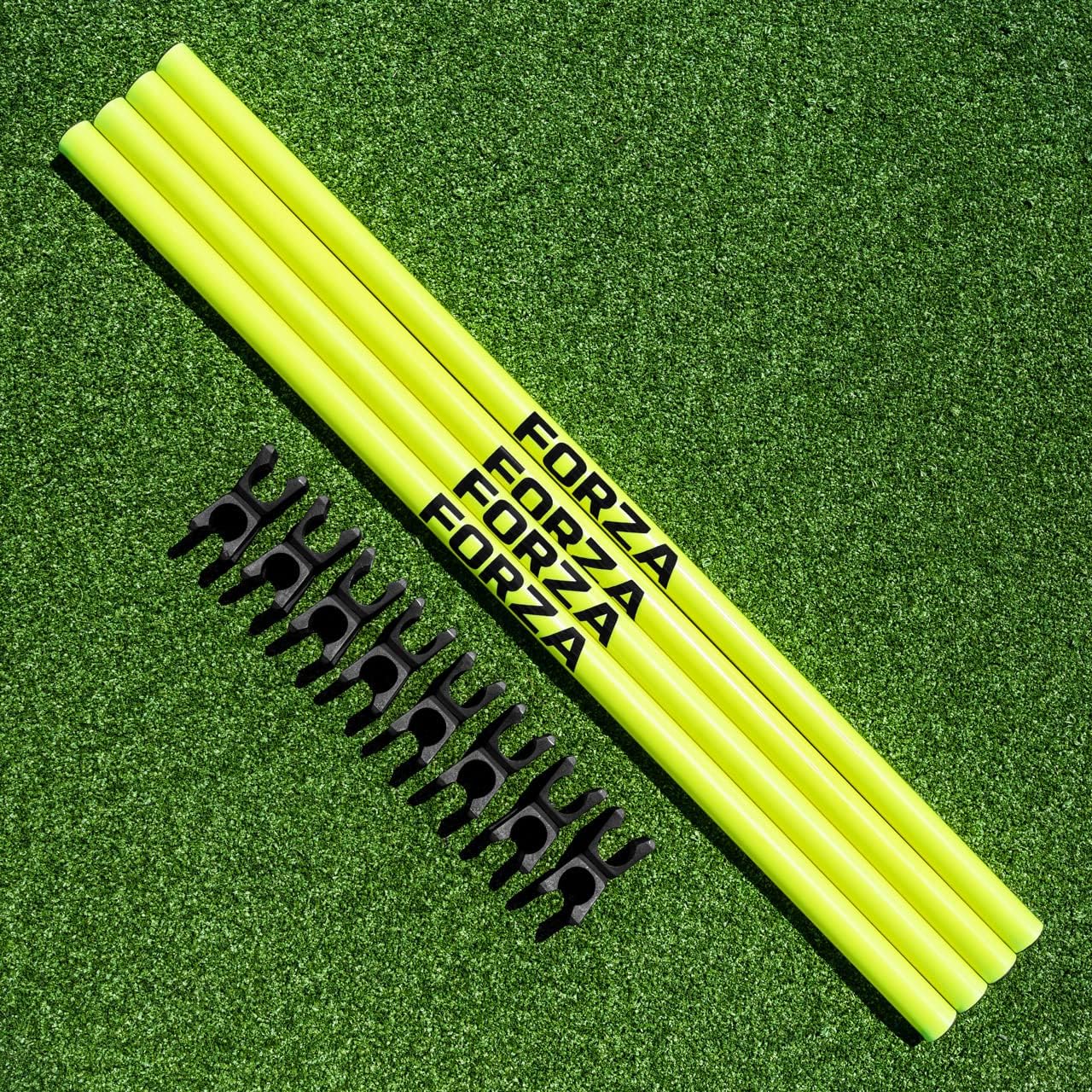 FORZA Agility Poles & Clips | Create Your Own Hurdles - 8 Color Options