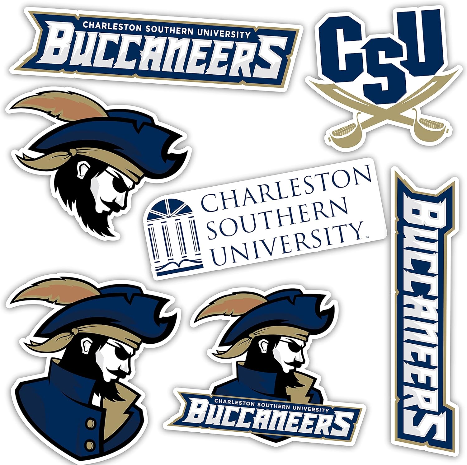 Desert Cactus Charleston Southern University Sticker CSU