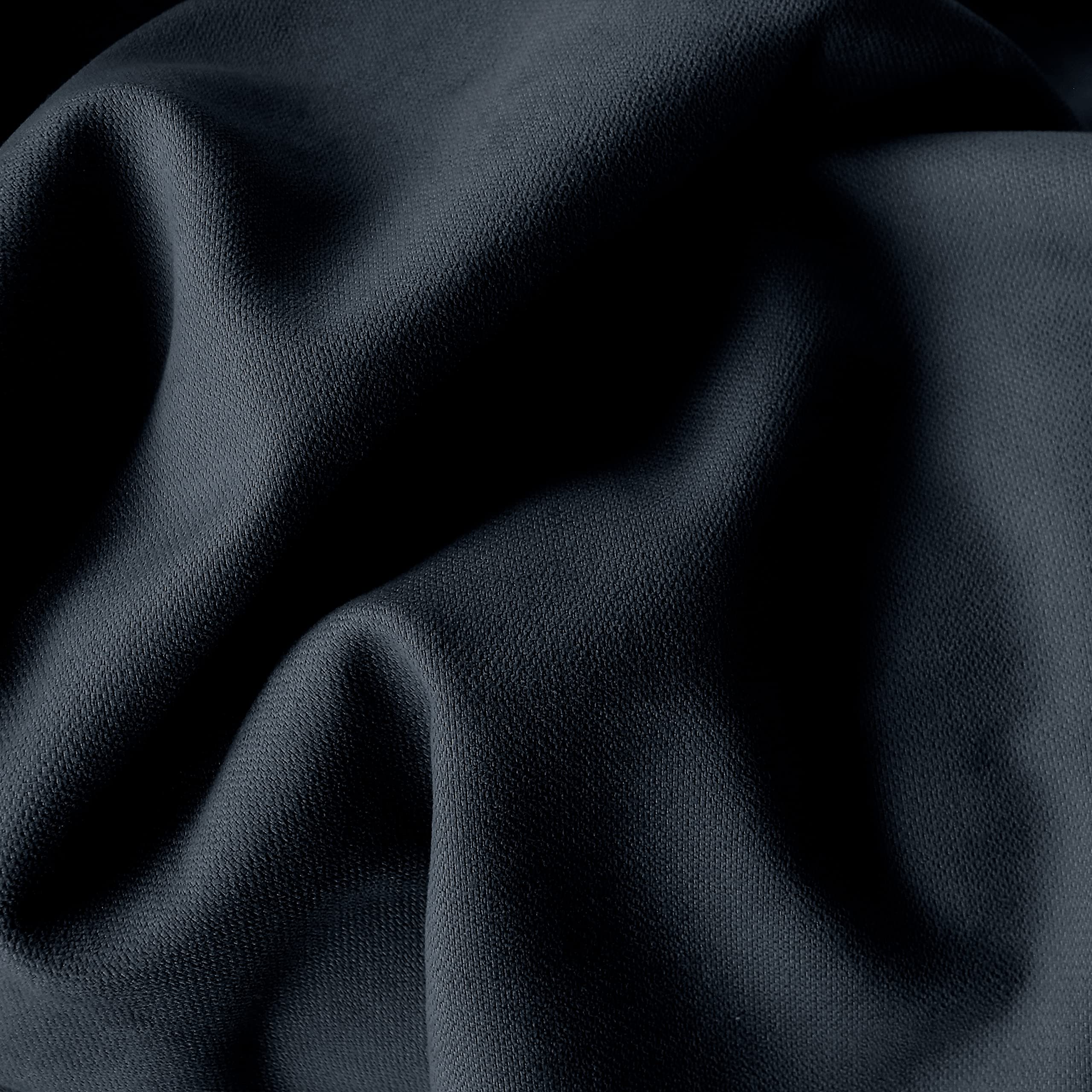 ED Enjoy Home, Curtain, Polyester, 135 x 240 cm, Dark Grey, Nordica Collection, Ready to Hang, Washable at 30 °C - Image 4
