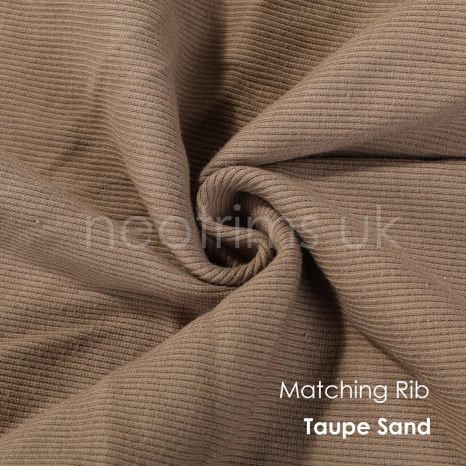 Sweatshirt Fabric Heavy Brushed Jumbo Fleece Cotton French Terry Matching Rib, 380G