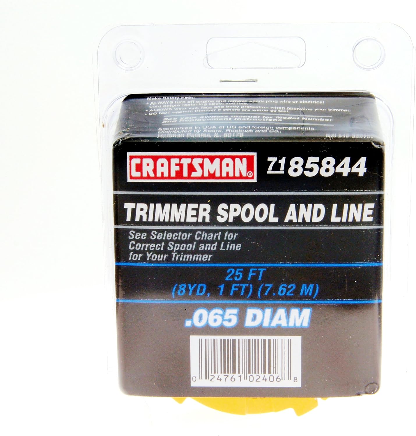 Craftsman Replacement Trimmer Spool and Line 71 85844 0.