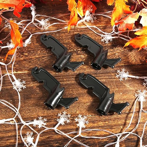 Miniatura 3 de 4 ganchos de plástico para uso general, con rosca de 34 de pulgada, gancho de extensión multiusos para postes roscados, colgar cuerdas de luz de