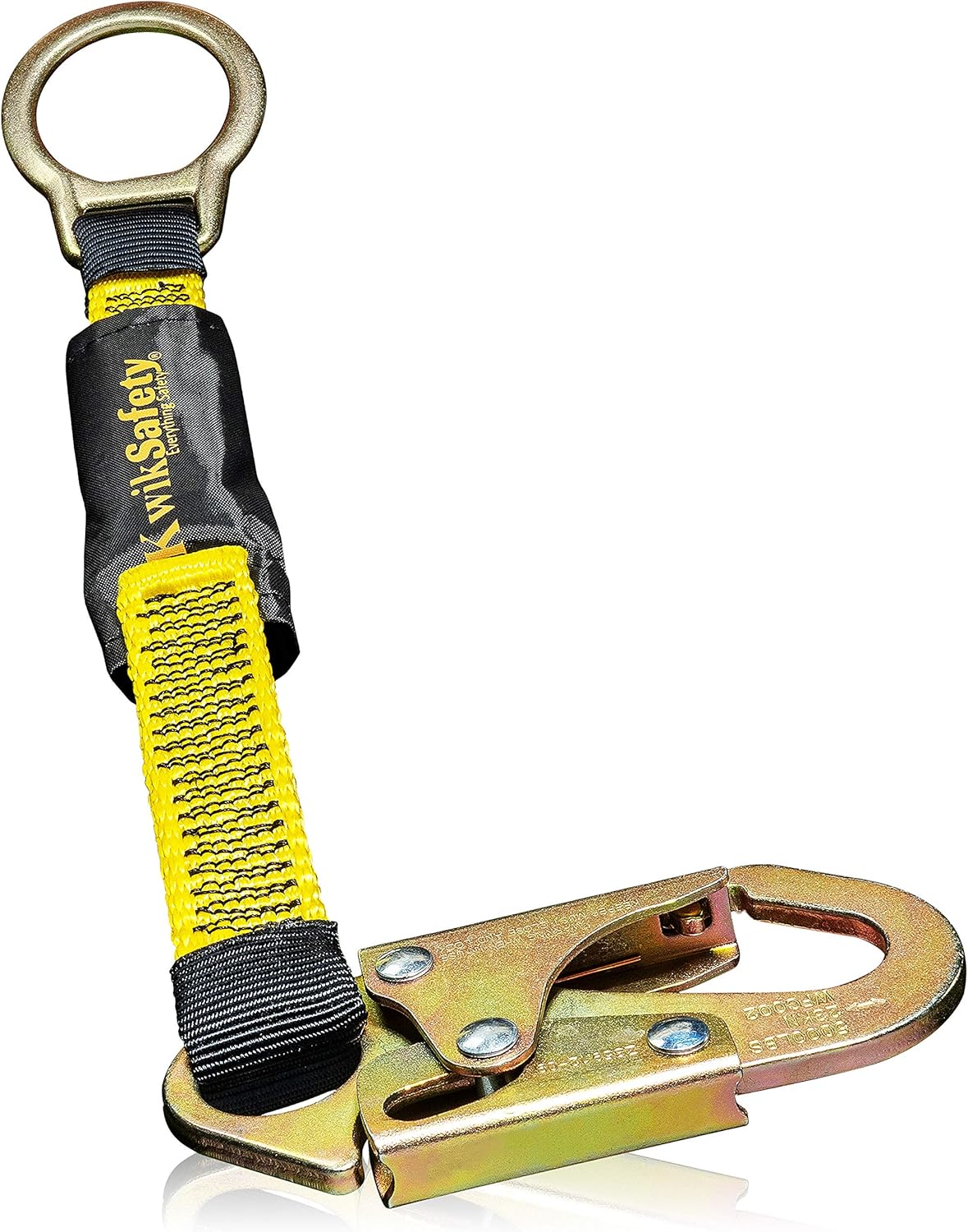 KwikSafety - Charlotte, NC - Dolphin Dorsal [2 Pack] 18" D-Ring Extender ANSI Tested OSHA Compliant Safety Harness Extension Lanyard Safety D Ring PPE Construction Roofing Fall Arrest Gear
