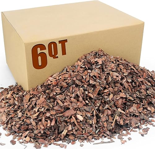 Miniatura 28 de Corteza orgánica para macetas de orquídeas de 3 cuartos de galón: mantillo natural para plantas en maceta, desarrollo de raíces de plantas de Pequeño