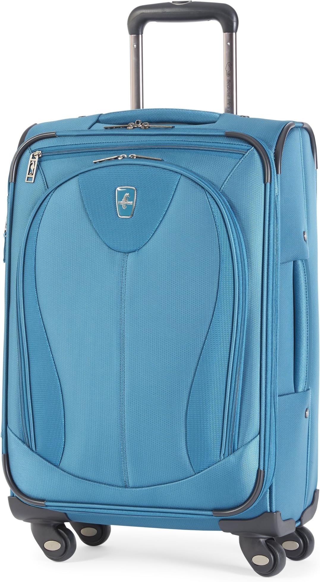 Atlantic Luggage Ultra Lite 3 21" Expandable Spinner, Turquoise, One Size