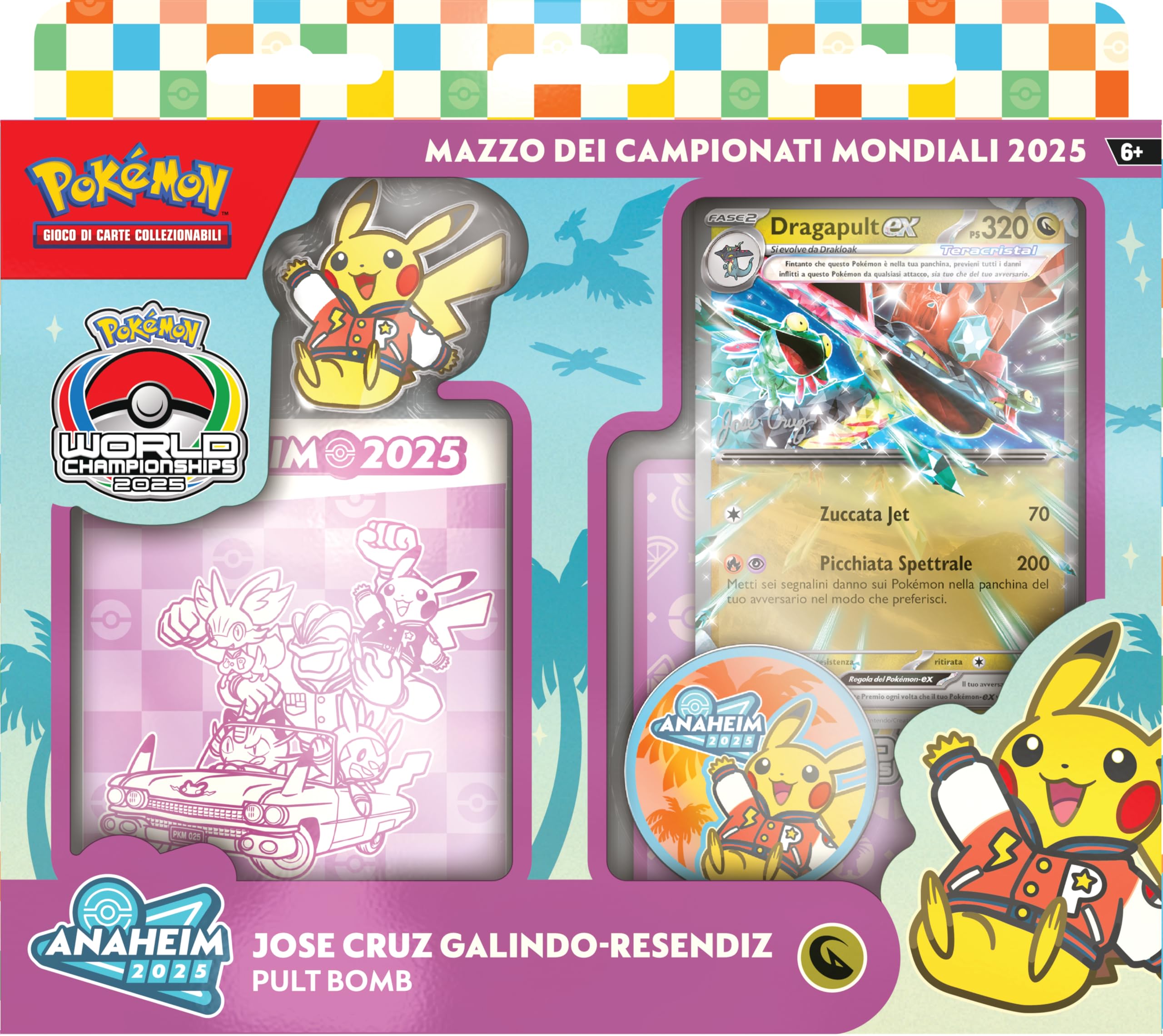 Pokémon: mazzo dei Campionati Mondiali 2025 del GCC Pokémon (Jose Cruz Galindo-Resendiz), Edizione in Italiano