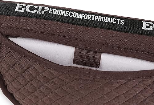 Miniatura 3 de ECP Equine Comfort Products Media almohadilla de silla de montar con espuma viscoelástica ajustable