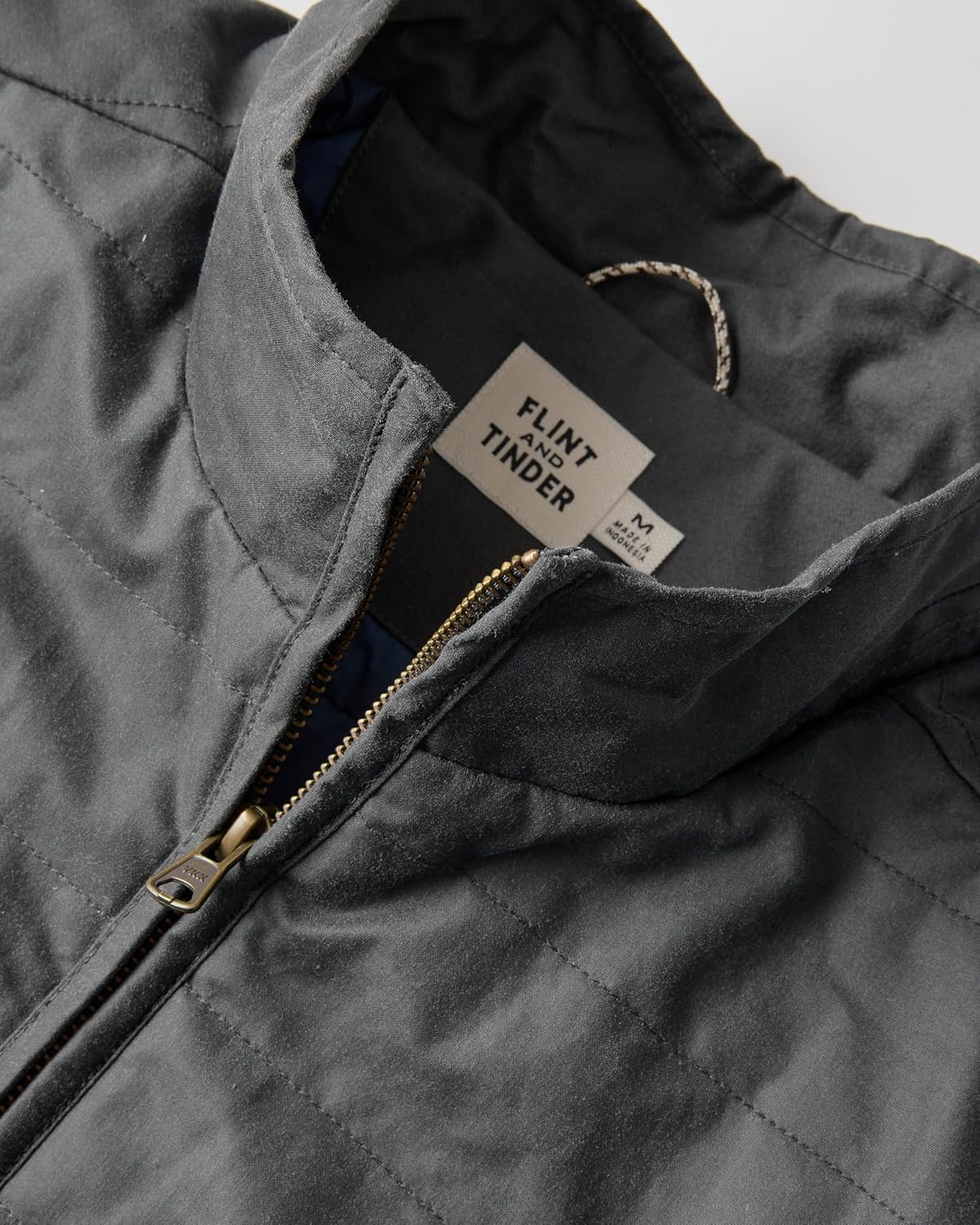 Huckberry Flint and Tinder York Quilted Waxed Jacket, Mens Coat - Image 4