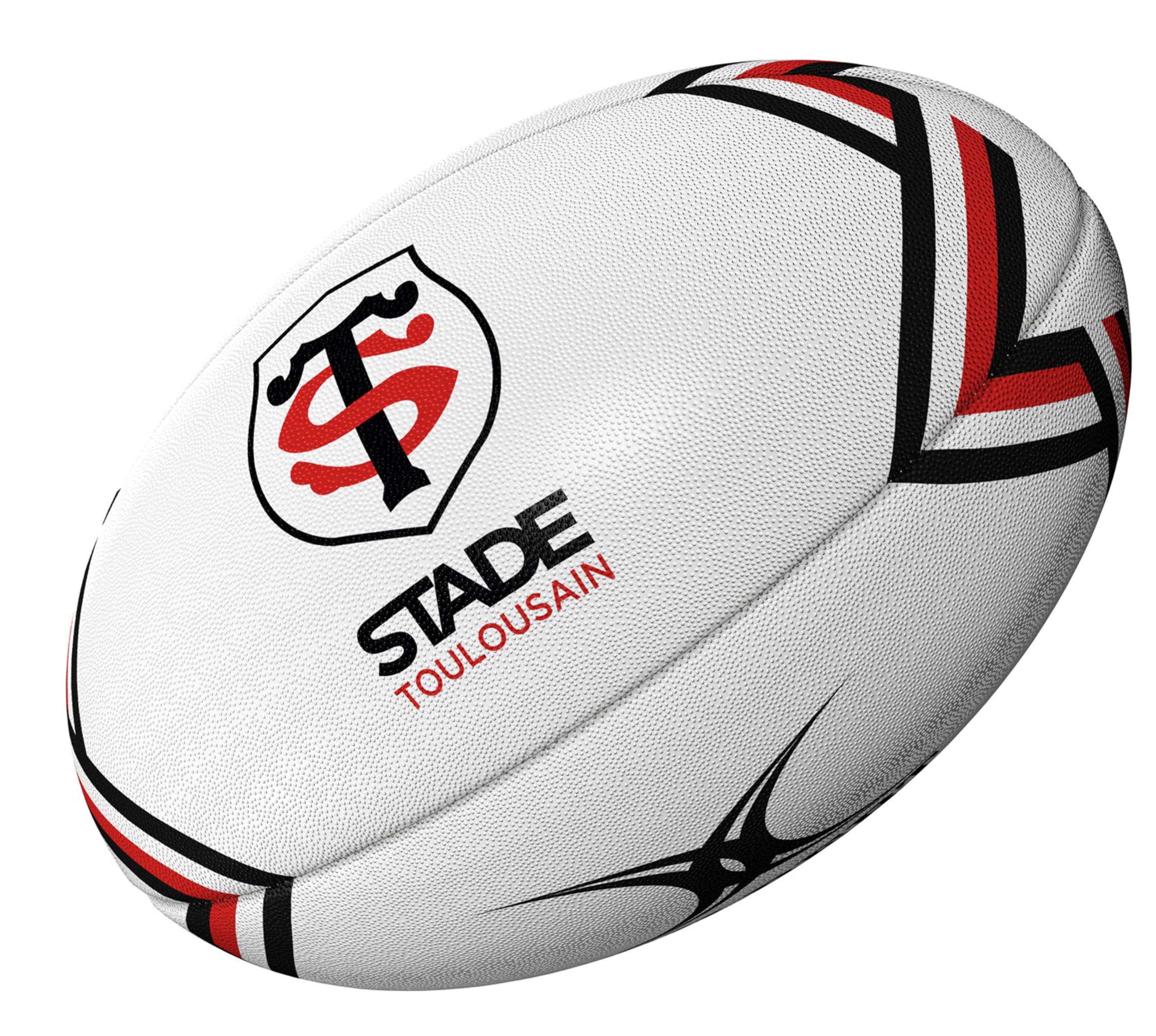 STADE TOULOUSAIN Ballon de Rugby Toulouse - Collection Officielle - Gilbert - Taille 5