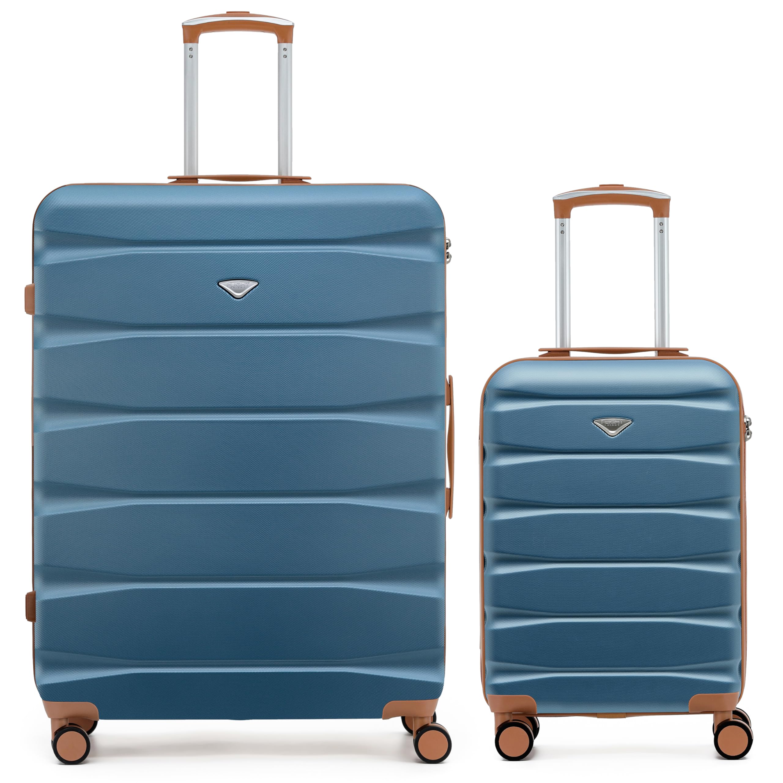 Flight Knight Underseat Cabin Suitcase 45x36x20cm | Free Hand Luggage for EasyJet & Wizz Air | Lightweight ABS Hard Shell with 8 Silent-Glide Spinner Wheels | Max Space Travel Bag — view 85