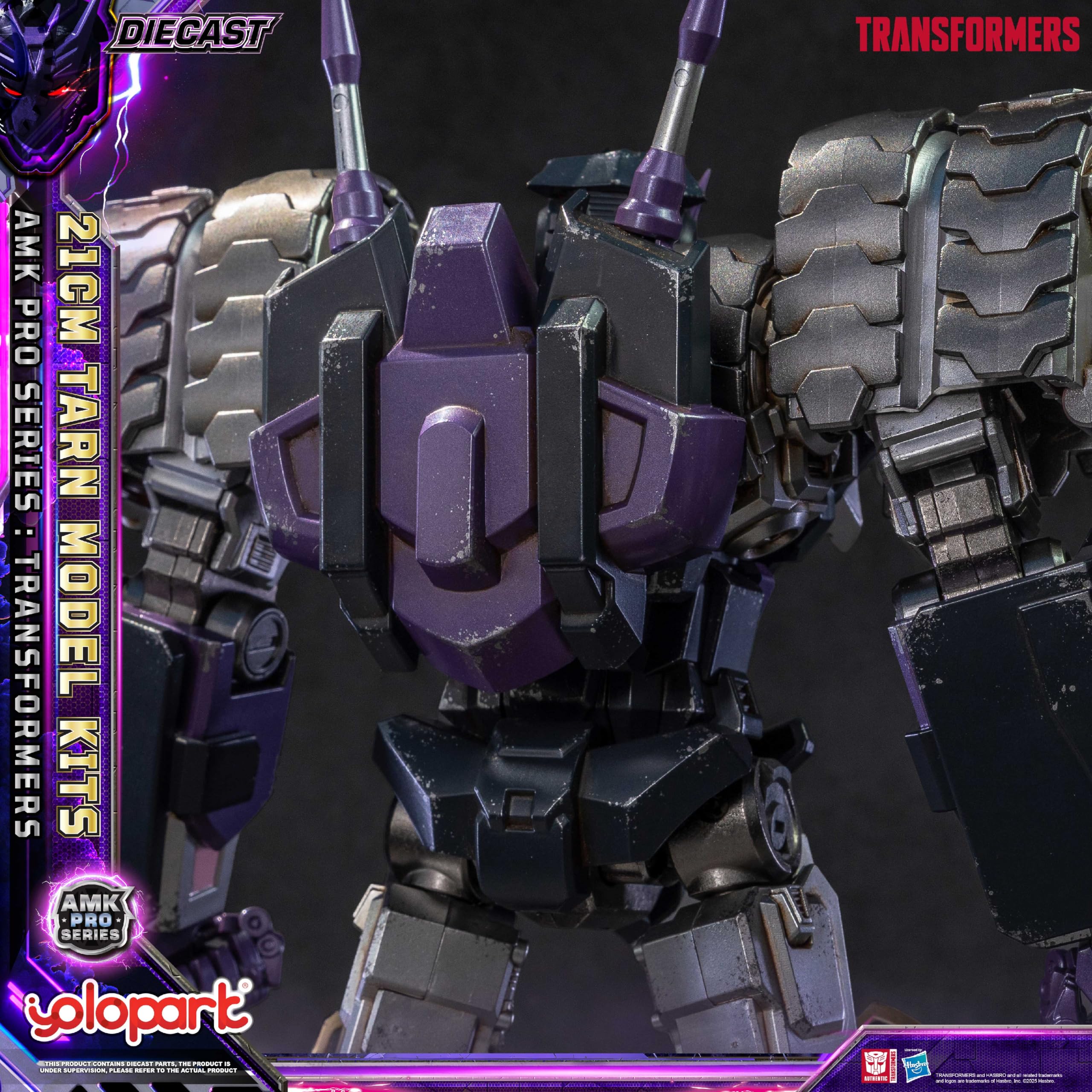 YOLOPARK Transformers Toy IDW Tarn - Statuina d'azione, 21 cm, articolo da collezione altamente articolato AMK Pro serie Tarn e Nichel, kit di modellismo con controllo magnetico LED per persone a