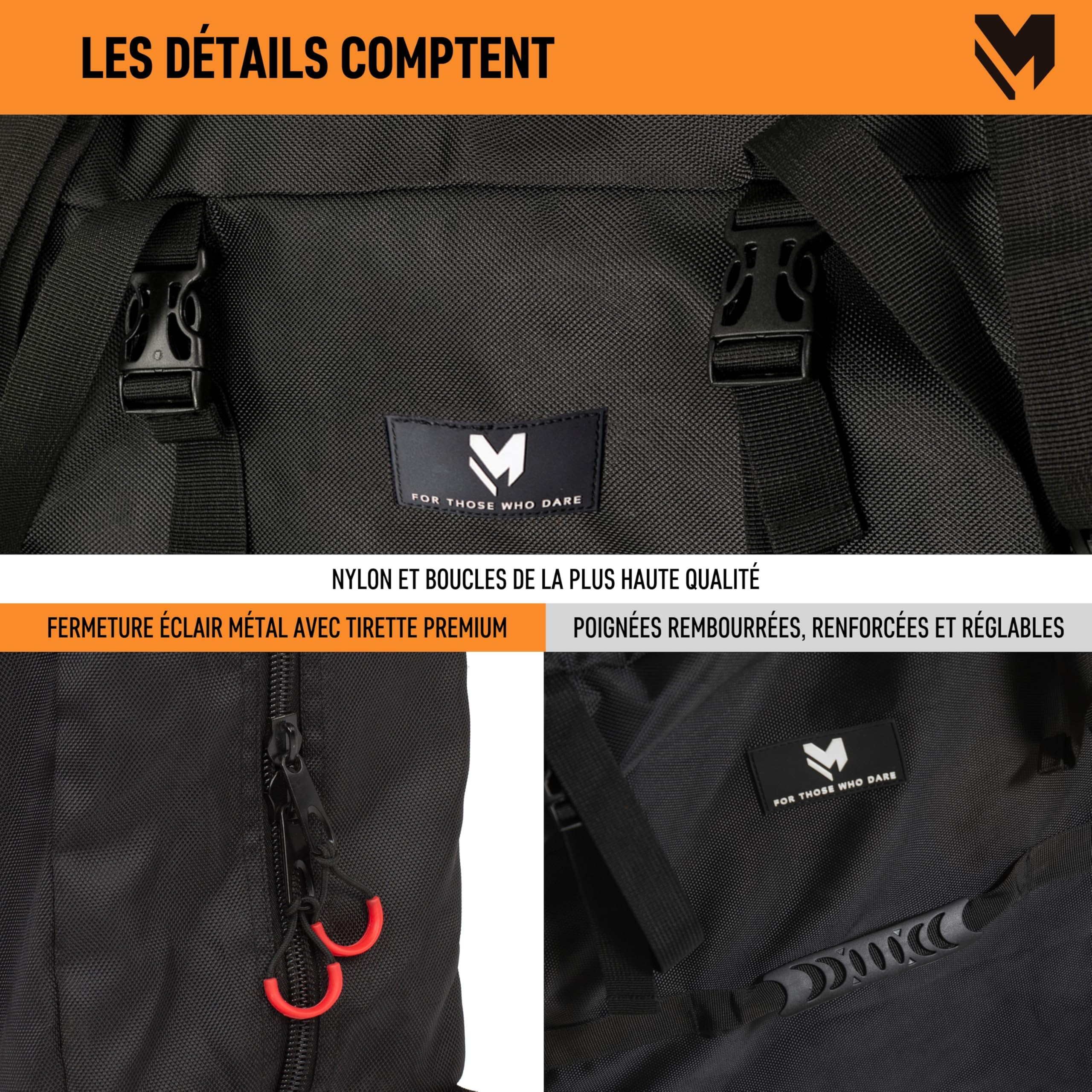 lamaki Housse Velo Pliant 14-20 Pouces pour Transport - Convient à Brompton, Dahon, Tern, B’Twin - Sac Velo en Nylon 1680D avec Fermetures Métalliques - Idéal Voyage et Train - Housse Transport Velo