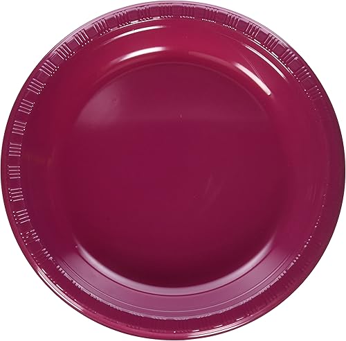 Miniatura 10 de Creative Converting Touch of Color - Platos de plástico para banquetes, 20 unidades, color azul marino