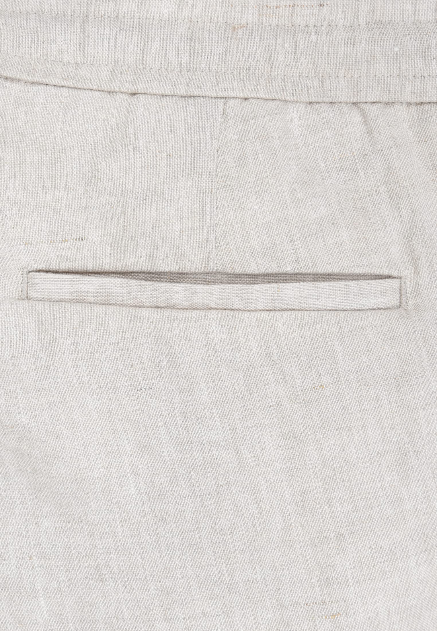 Ciabalù Herrenhose, Leinen, elegant, Caprihose, Sommer, kühl und bequem, Tasche für Amerika, Übergrößen, beige, 42