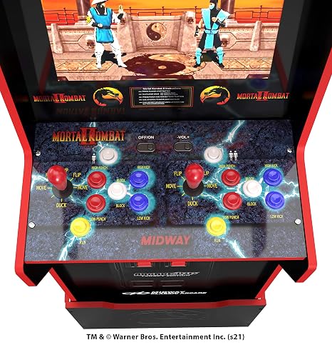 Midway Legacy 12 Games Arcade Machine with Riser