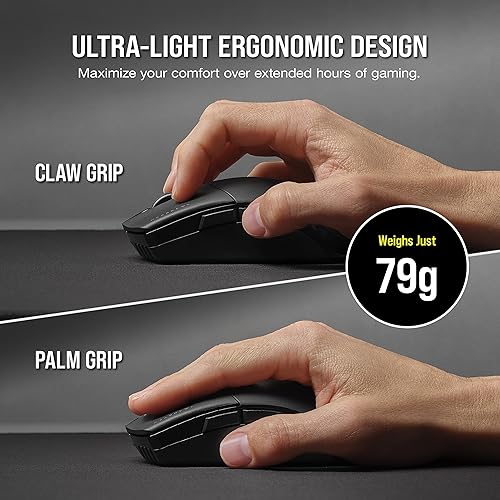 Miniatura 3 de CORSAIR SABRE RGB PRO Wireless Champion Series, mouse inalámbrico para juegos FPSMOBA, negro