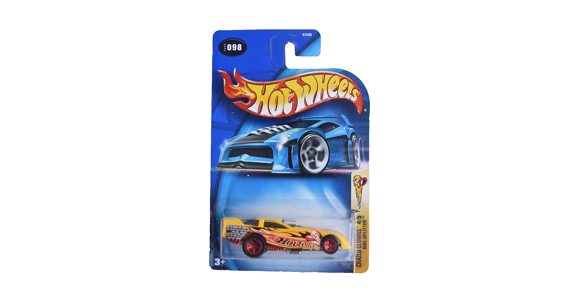 Amazon.com: Hot Wheels Side Splitter, [Yellow] #98 Crazed