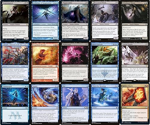 Miniatura 4 de Elite Curses Commander Deck - Lynde - Grixis - Azul Negro Rojo - EDH - 100 cartas - Magic The Gathering Deck - Muy fuerte